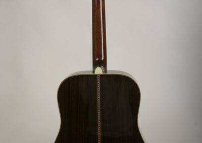 acoustic guitar rear full view