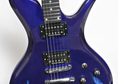 blue electric guitar