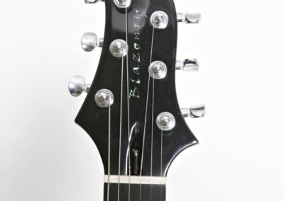 electric guitar headstock