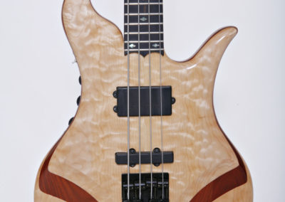 front view bass guitar